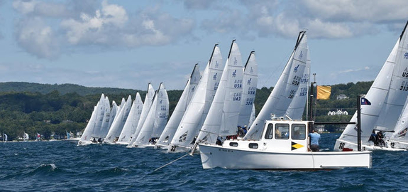 J/70s sailing Corinthian Nationals