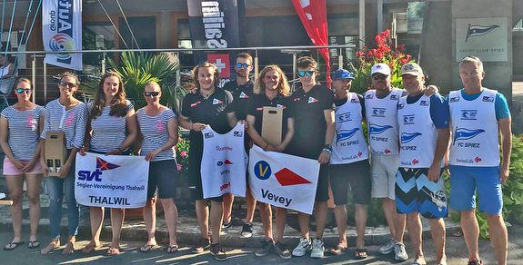 Swiss J/70 League winners at Spiez, Switzerland